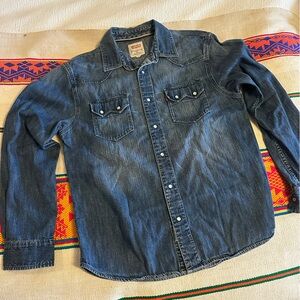Levi's Indigo Denim Button-Up